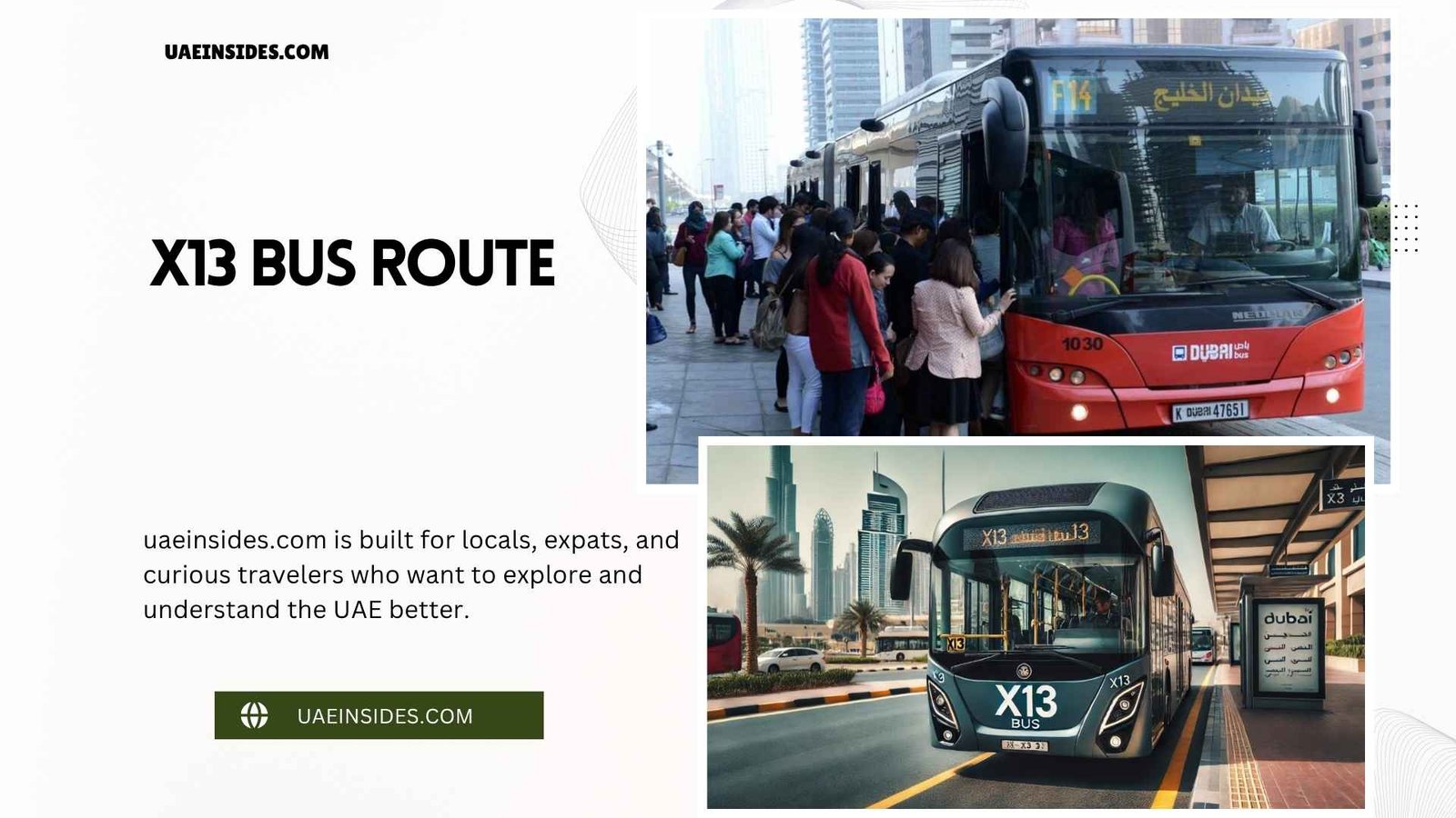 X13 Bus Route