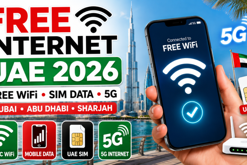 Free Internet in UAE 2026: Free Mobile Data, SIM & WiFi Guide